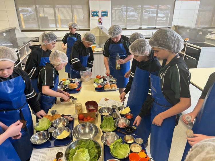 photo of Year 7 Food Tech students