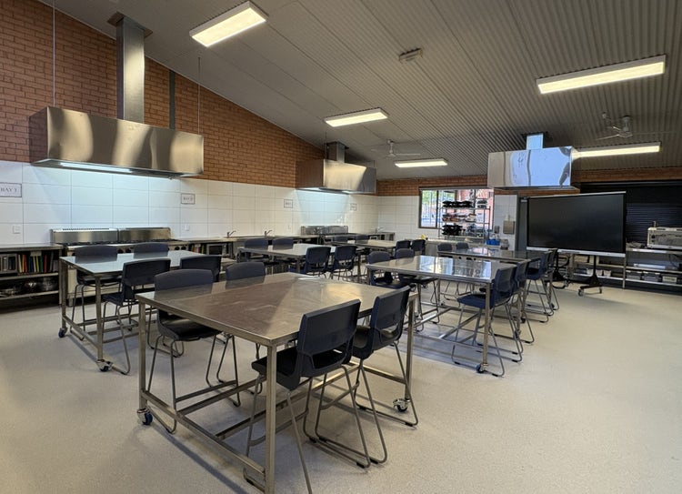 photo of new commercial kitchen