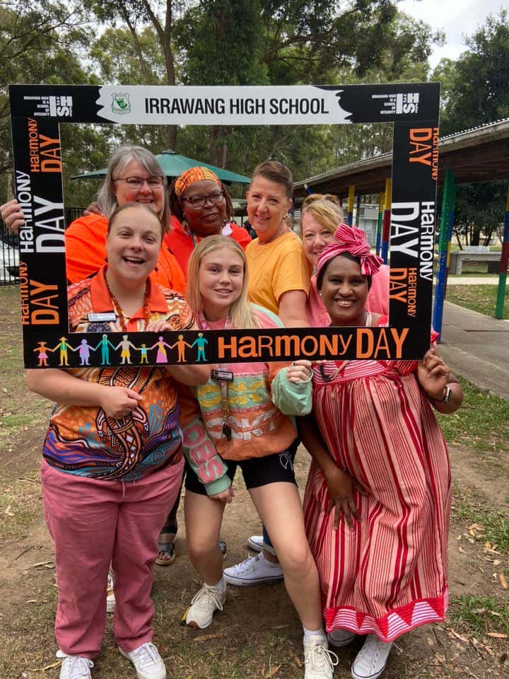 photo of staff at Harmony Day